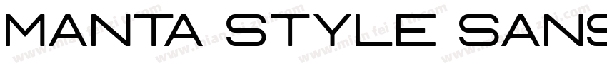 Manta Style Sans Rough字体转换